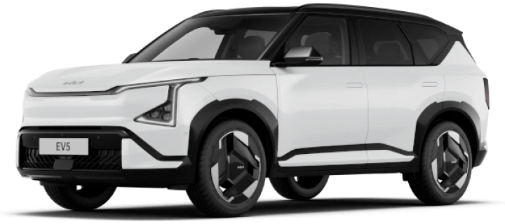 KIA EV5 GT Line in snow white pearl